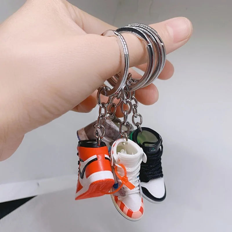 3D Sneaker Shoe Keychain