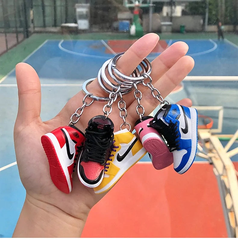 3D Sneaker Shoe Keychain