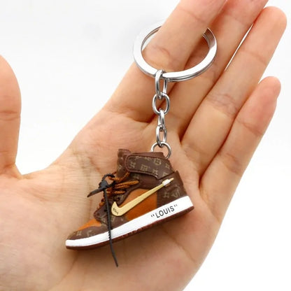 3D Sneaker Shoe Keychain